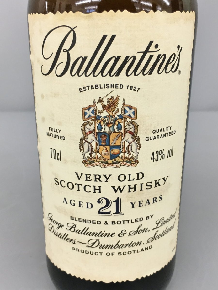 バランタイン21年 ウイスキー 700ml 43% スコットランド 未開栓
