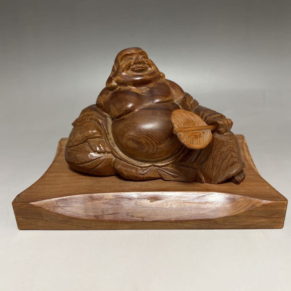 木彫 七福神 布袋尊 布袋様 木彫り七福神布袋尊｜彫刻｜置物｜縁起物