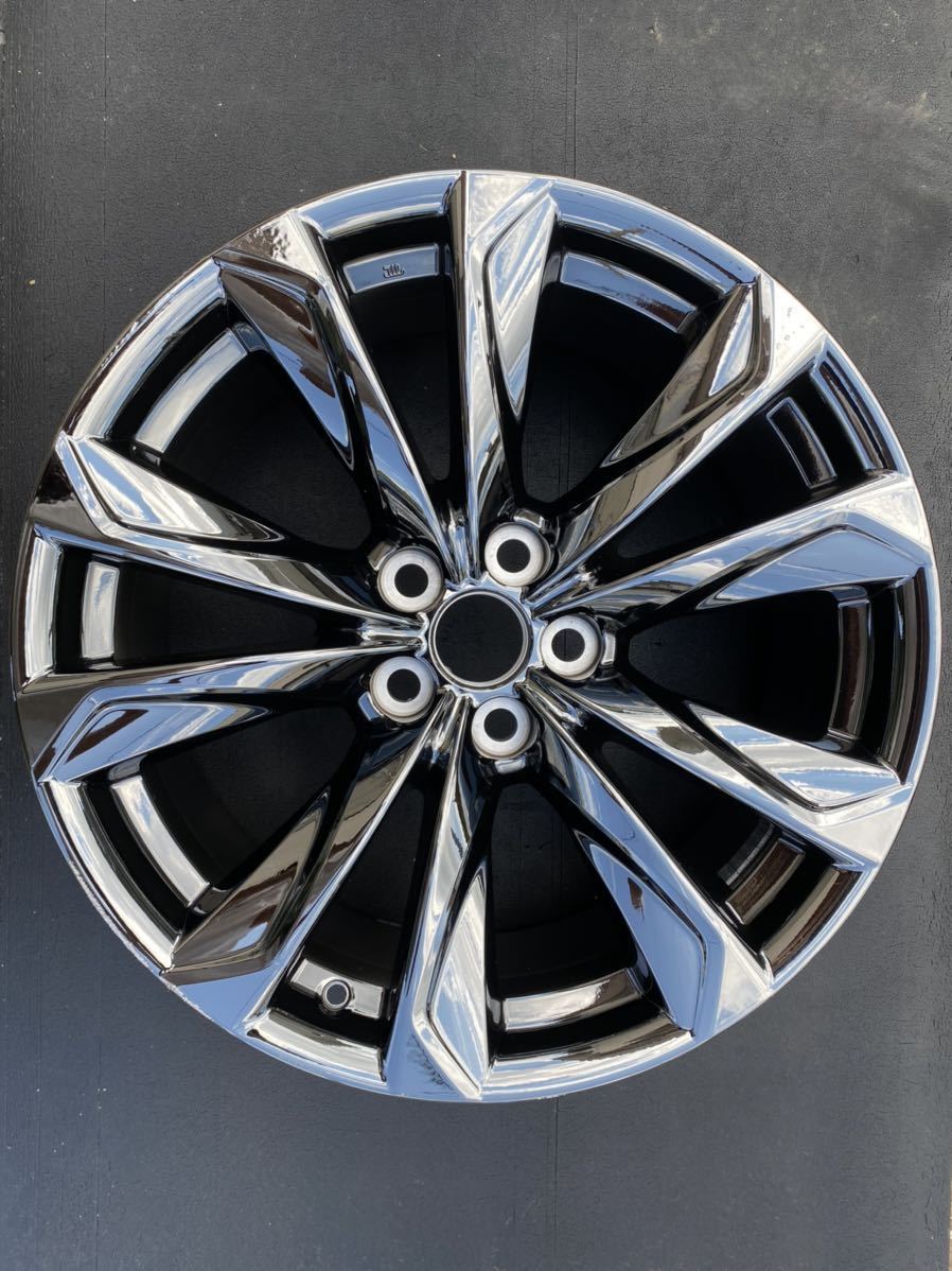 LS500 LS500h F SPORT 純正アルミ ブラックスパッタリング LEXUS F