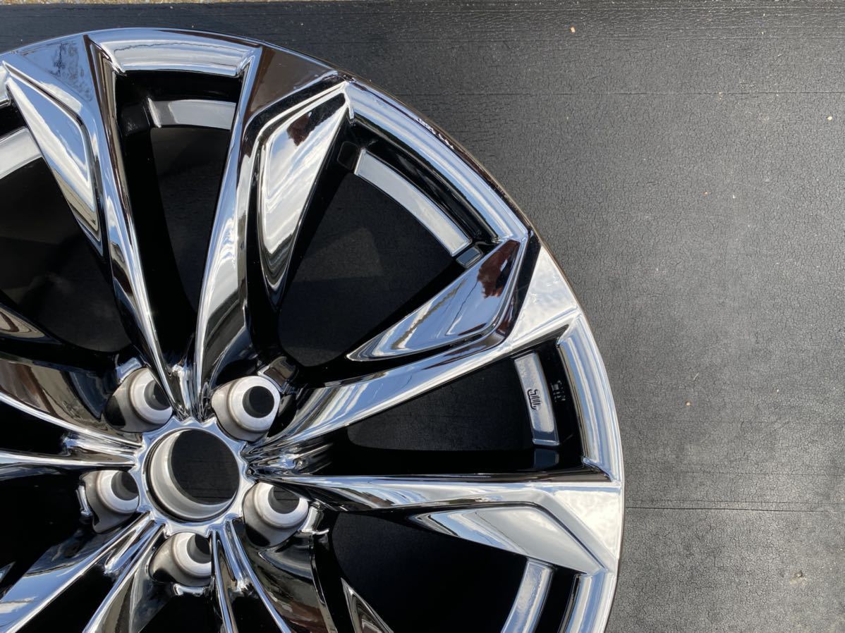 LS500 LS500h F SPORT 純正アルミ ブラックスパッタリング LEXUS F