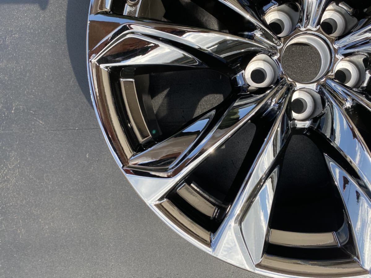 LS500 LS500h F SPORT 純正アルミ ブラックスパッタリング LEXUS F