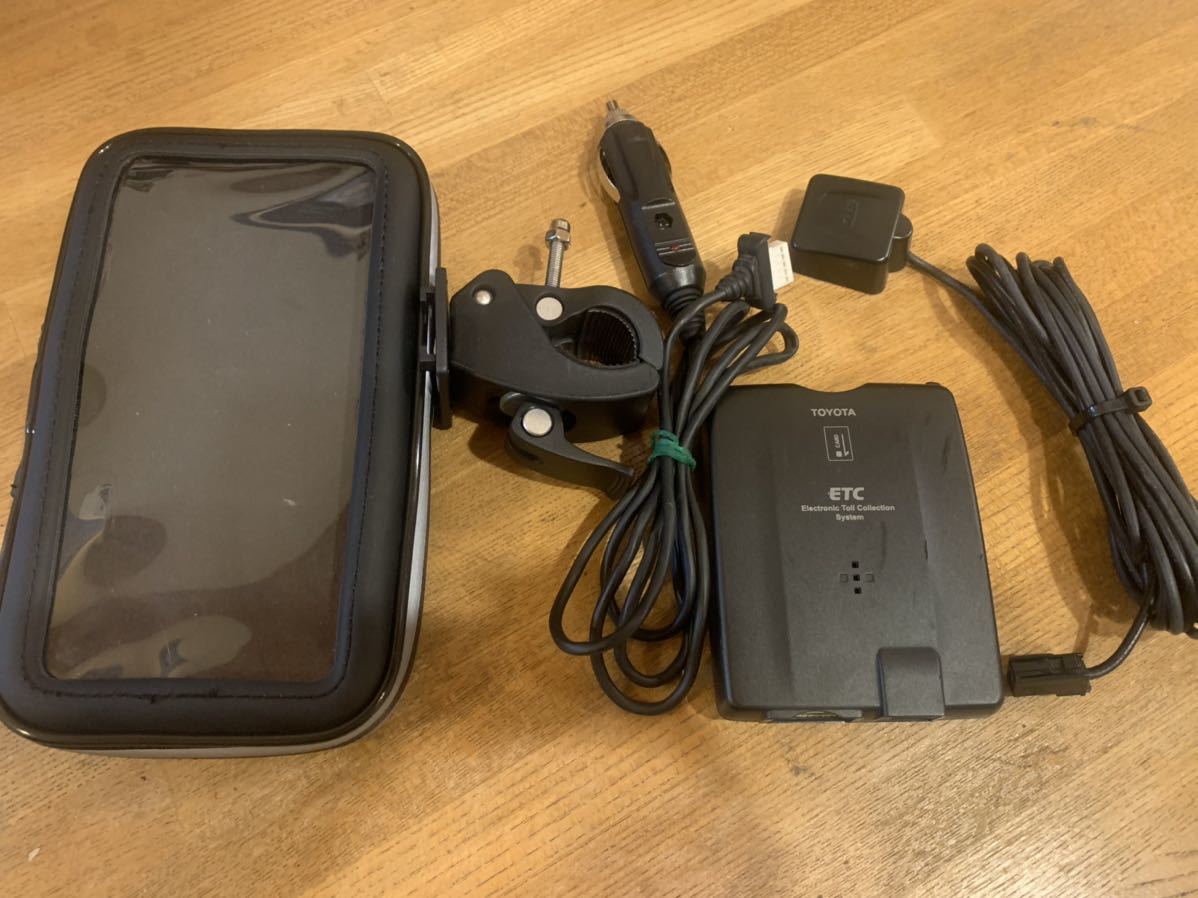  ETC 分離型 バイク用ステー&ケース付き シガー電源付 自動二輪&軽自動車(ETC)｜売買されたオークション情報、yahooの商品情報をアーカイブ公開 - オークファン ETC