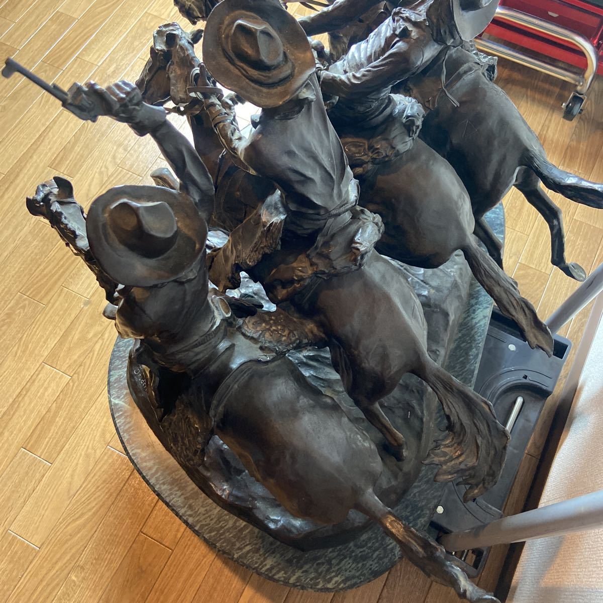 フレデリック・レミントン Frederic Remington 置物 金属製