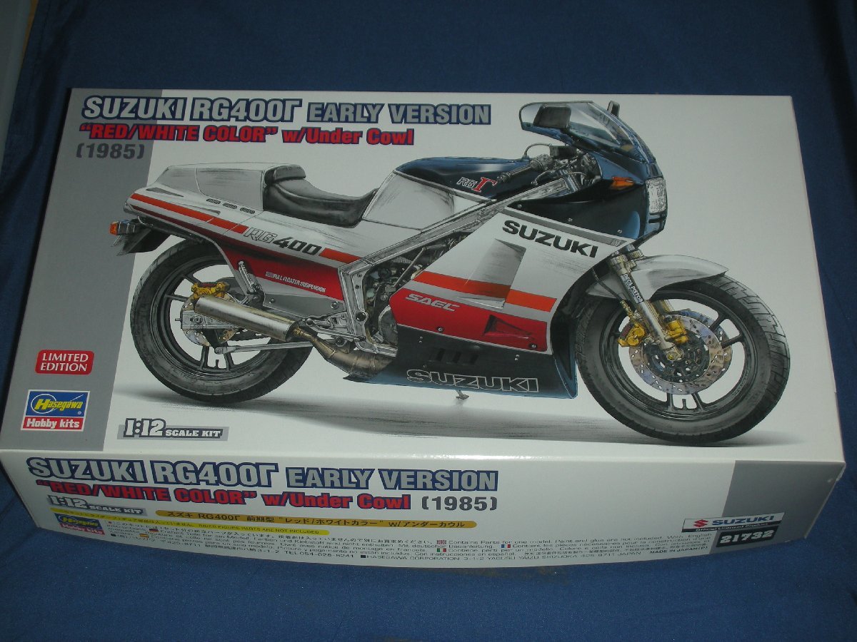 【人気SALE，セール】 ハセガワ 1/12 スズキ RG400ガンマ 前期型 レッド/ホワイトカラー w/アンダーカウル プラモデル(スズキ)｜売買されたオークション情報、yahooの商品情報をアーカイブ公開 - オークファン スズキ