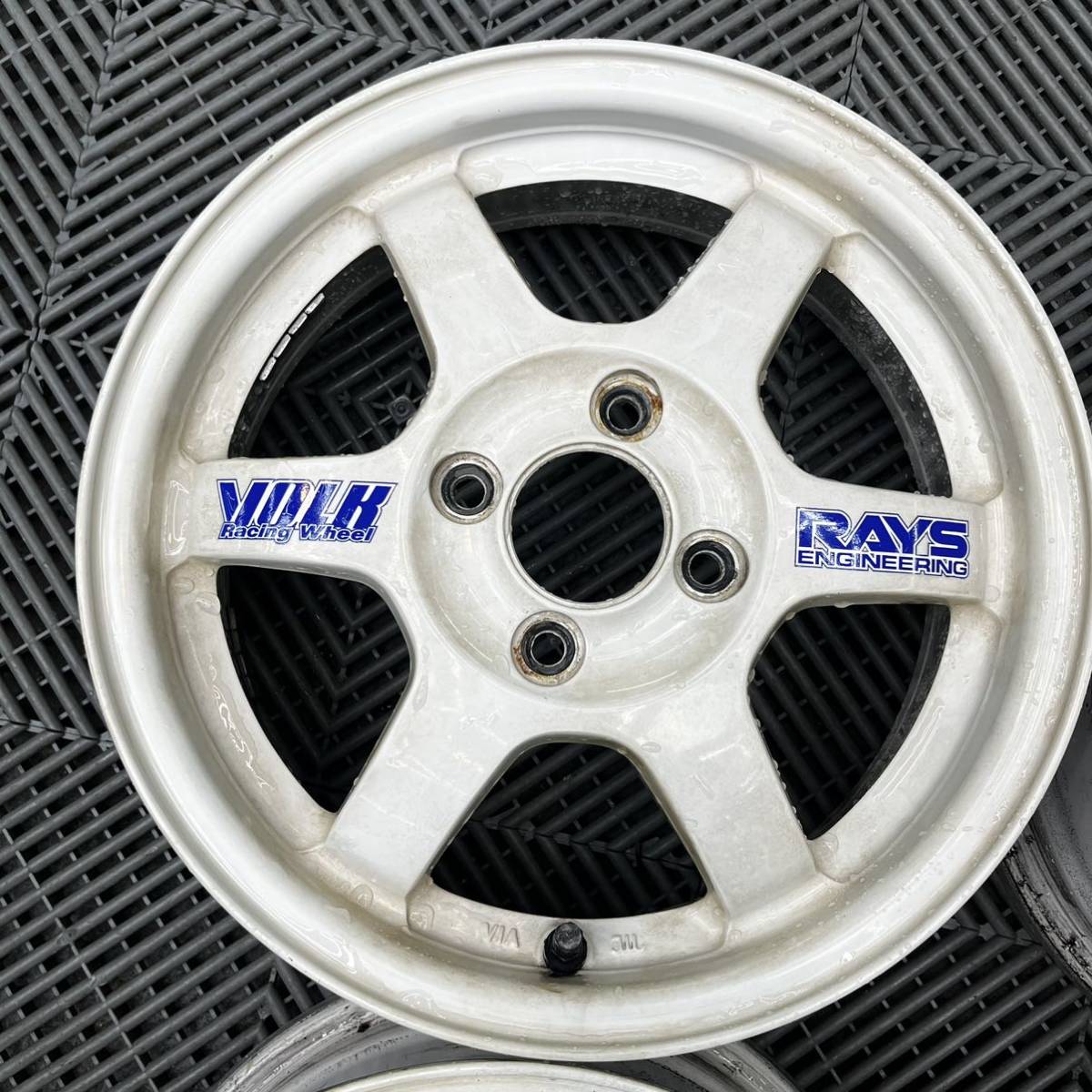 RAYS TE37 ボルクレーシング VOLK 5J 14インチ ET45 5-14 4/100 45 