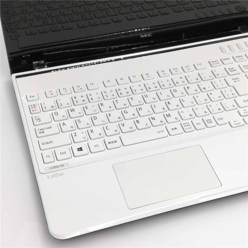 1円～ 保証付 新品SSD Wi-Fi有 15.6型 ノートパソコン NEC PC-LS350MSW 
