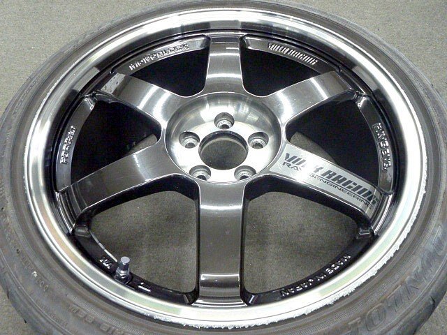 5/100, 8.5J×18インチ, IS:45, 1本 リム傷あり RAYS VOLKRACING TE37 