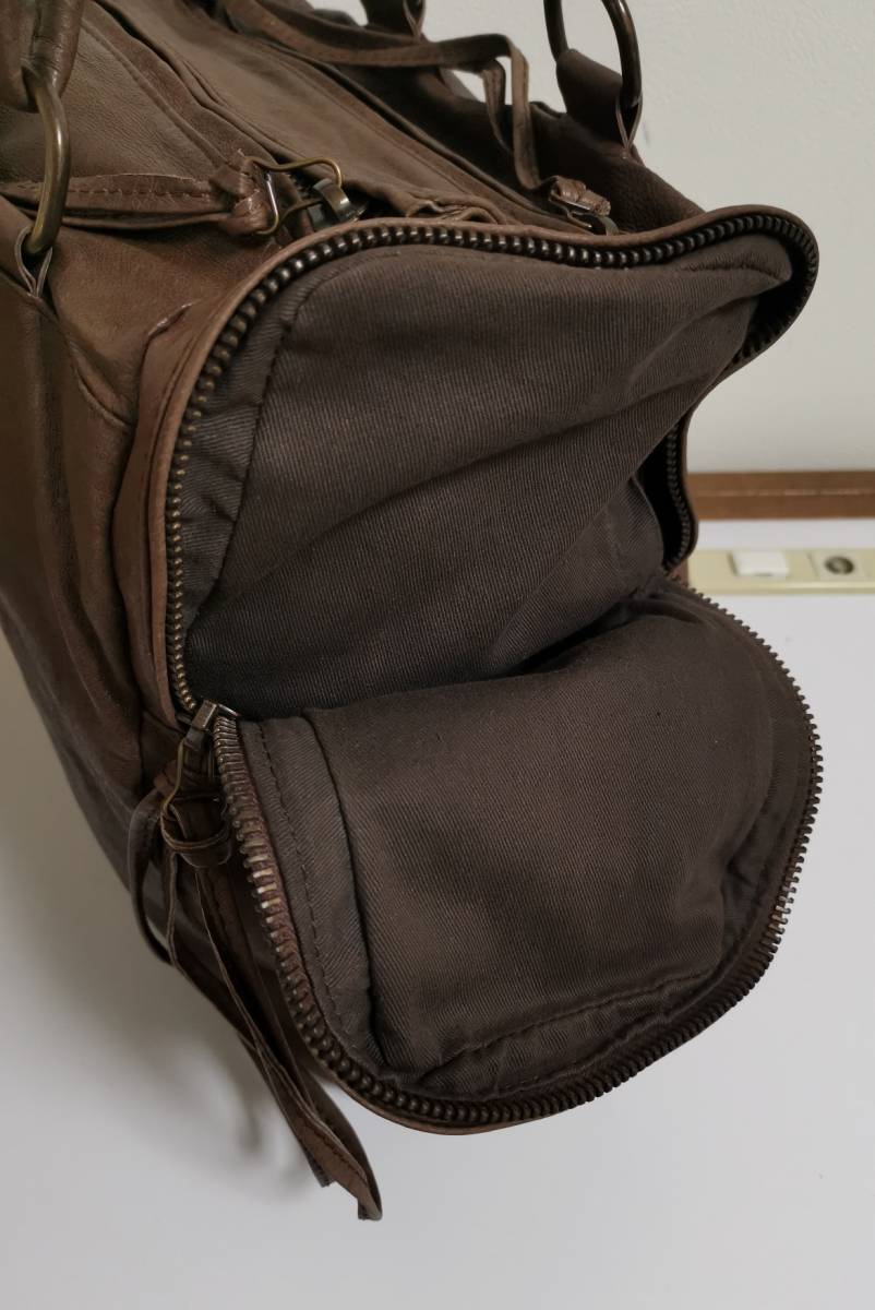レア MAISON MARGIELA マルタン マルジェラ ⑪ライン 鹿革レザーバッグ