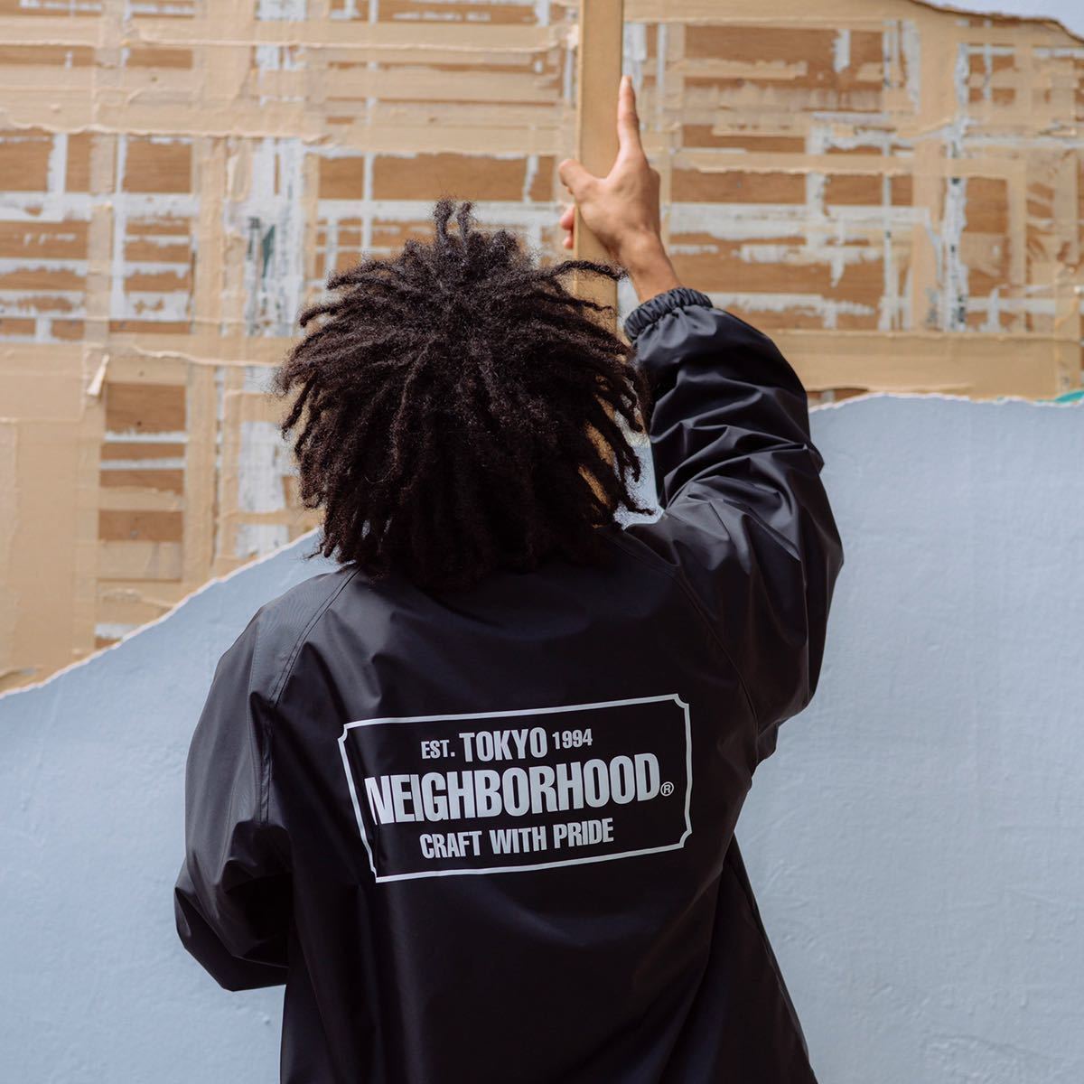 S NEIGHBORHOOD 22AW WINDBREAKER JK . NY 222TSNH-JKM01 NAVY COACH 