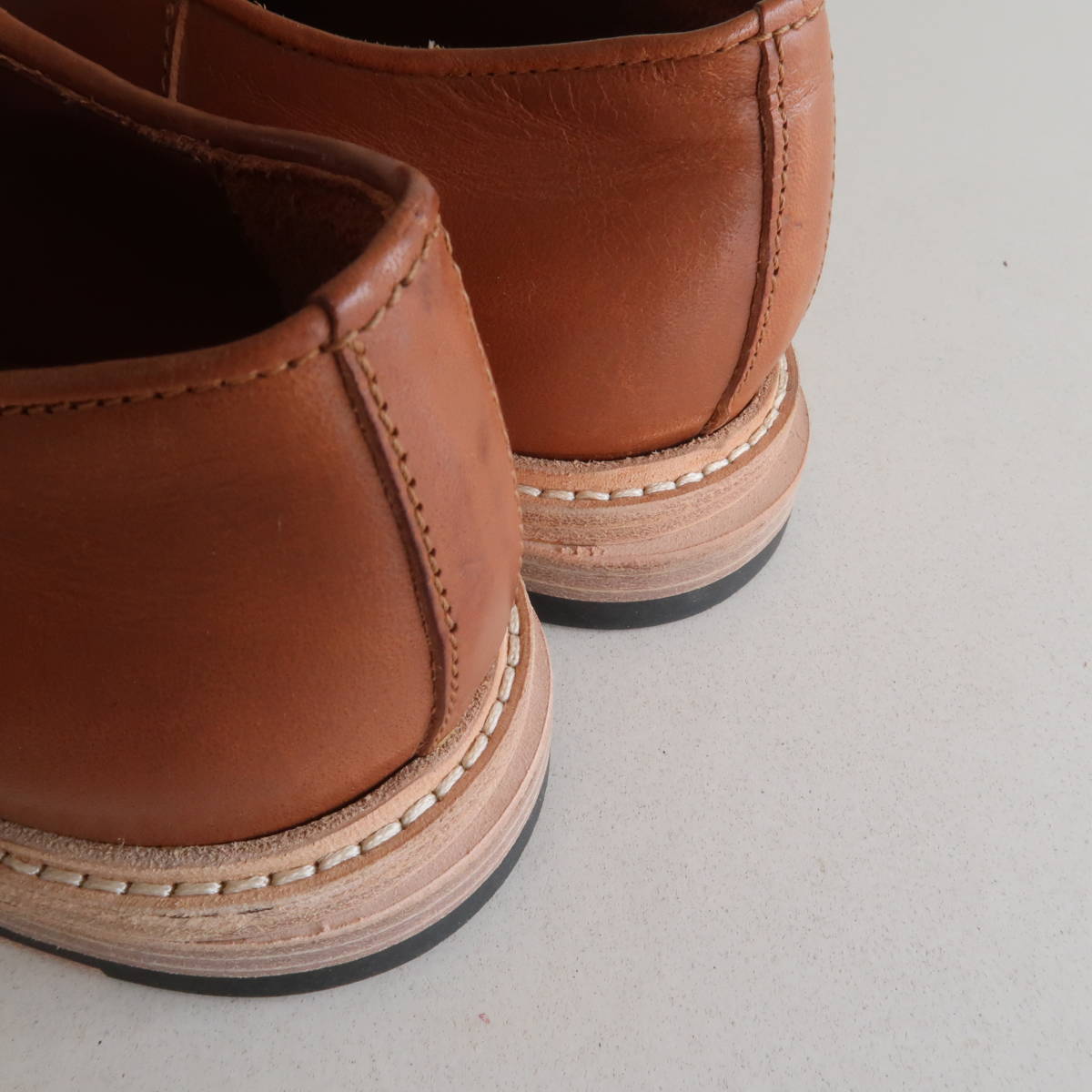 未使用 BAND OF OUTSIDERS トランプイユ期 ブラウンカーフレザー 