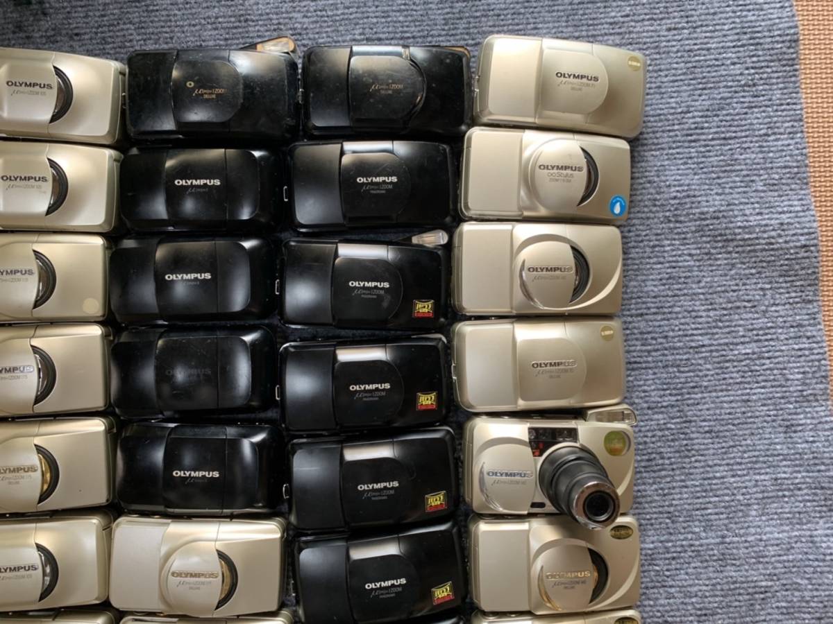 【34台 まとめ売り】コンパクトフィルムカメラ オリンパス OLYMPUS ミュー μ zoom panorama 等 動作未確認 OLYMPUS オリンパス μ 動作OKOLYMPUS &frasl; CG1003785
