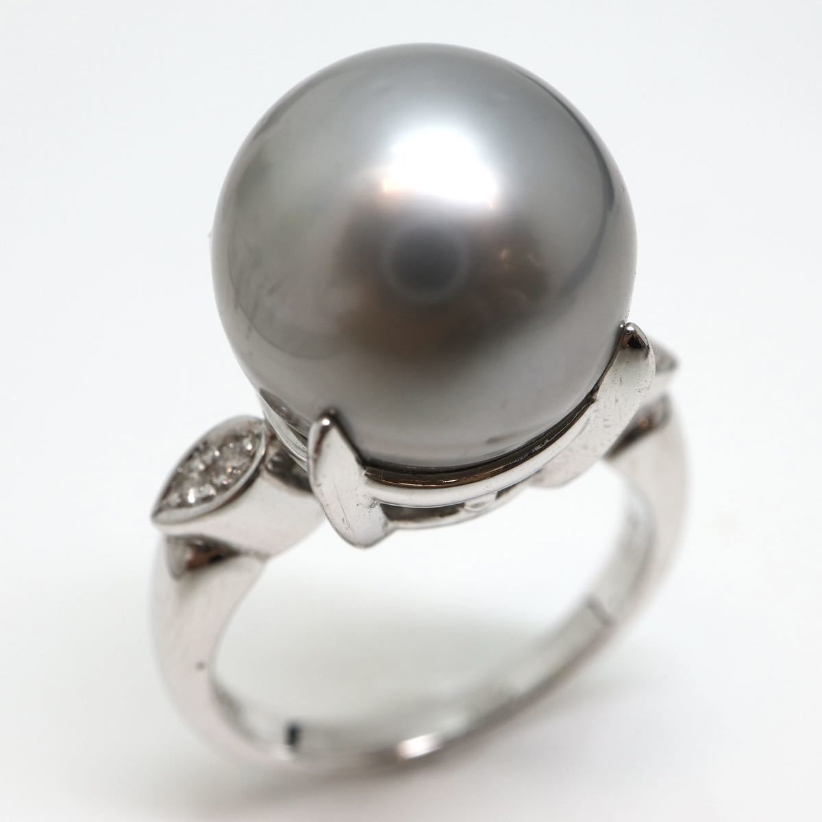 定番，新作登場 TASAKI 田崎真珠 南洋白蝶真珠リング 12.50mm珠 メレダイヤ 0.05ct Pt900 10.2g サイズ変更無料 EC6(指輪)｜売買されたオークション情報、yahooの商品情報をアーカイブ公開 - オークファン 指輪