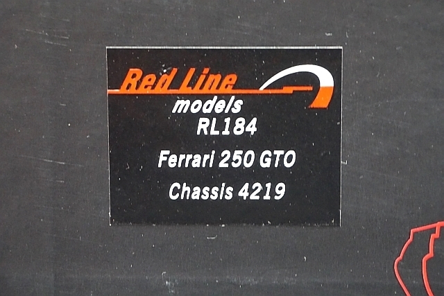 Red Line レッドライン 1/43 FERRARI フェラーリ 250 GTO Chassis 4219