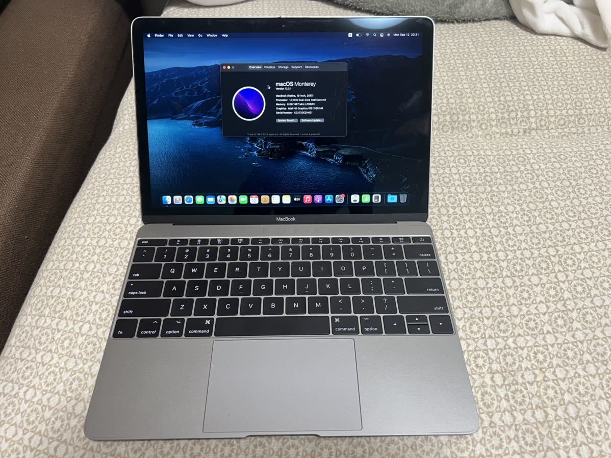 MacBook 2017 12インチ USキーボード 0 MacBook USキーボード シルバー