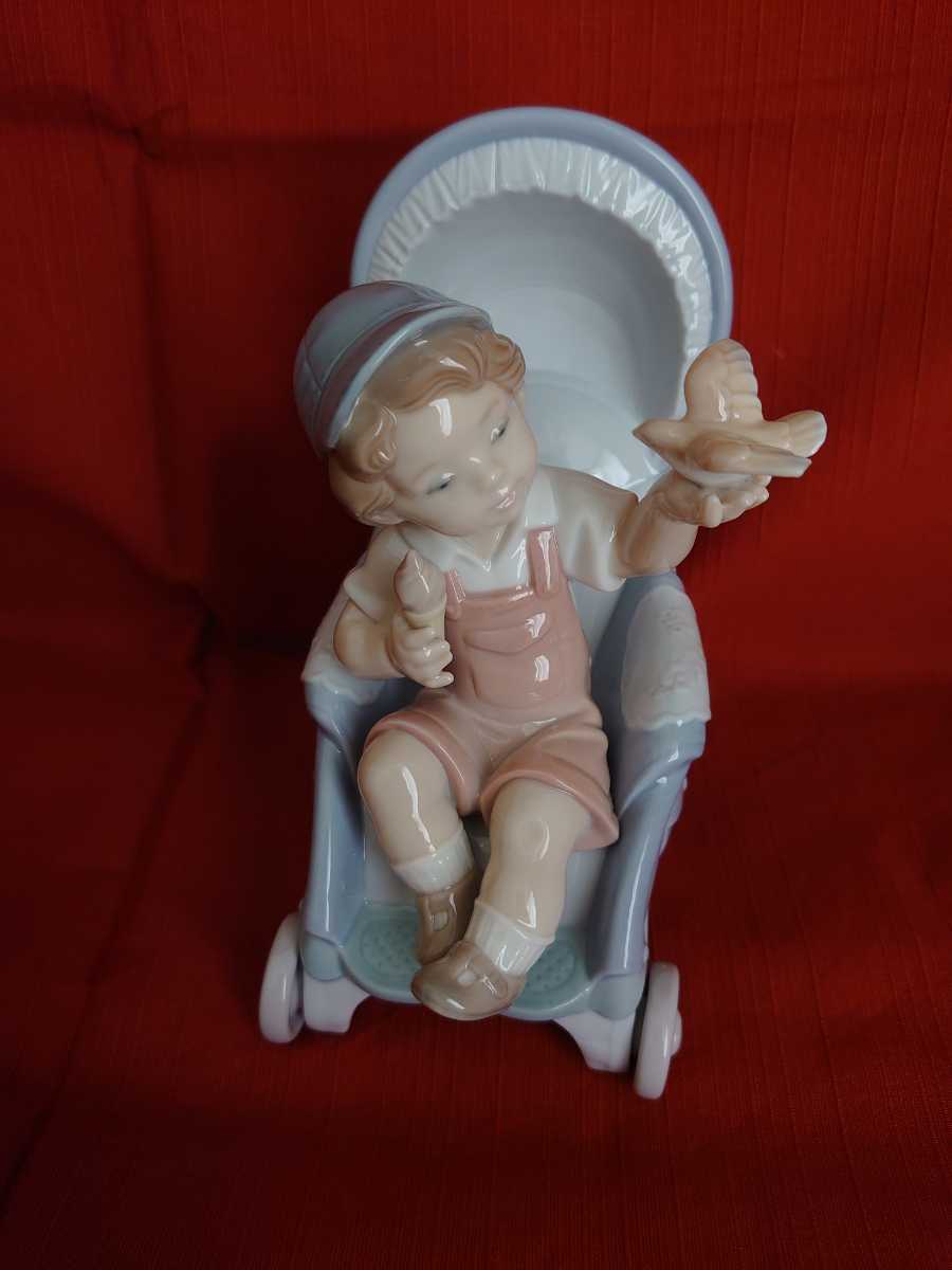 1円スタート LLADRO リヤドロ No.6904「遊びにきたよ！」 フィギュリン