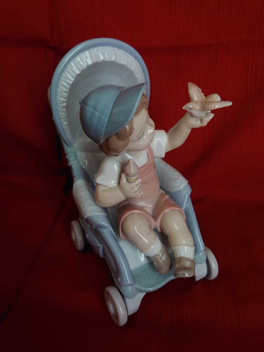 1円スタート LLADRO リヤドロ No.6904「遊びにきたよ！」 フィギュリン