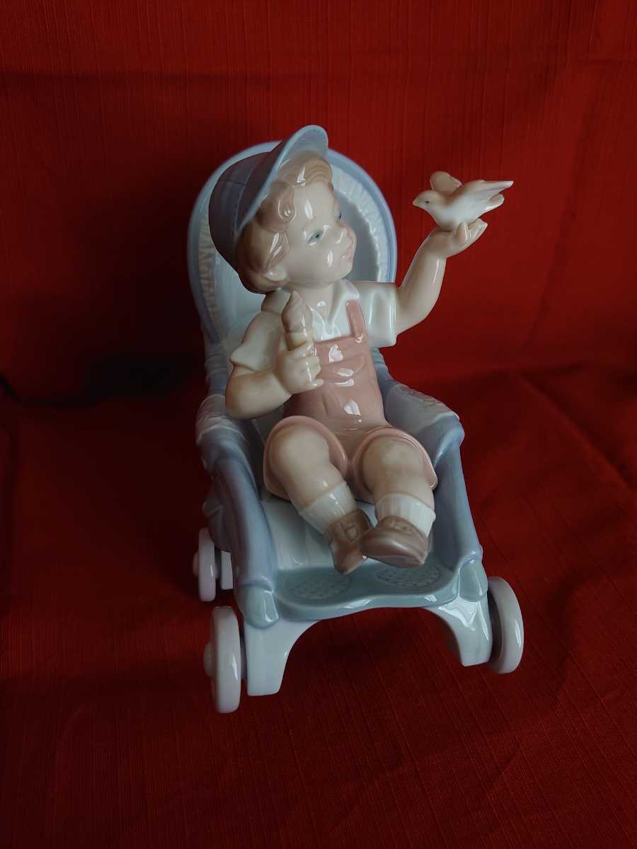 1円スタート LLADRO リヤドロ No.6904「遊びにきたよ！」 フィギュリン