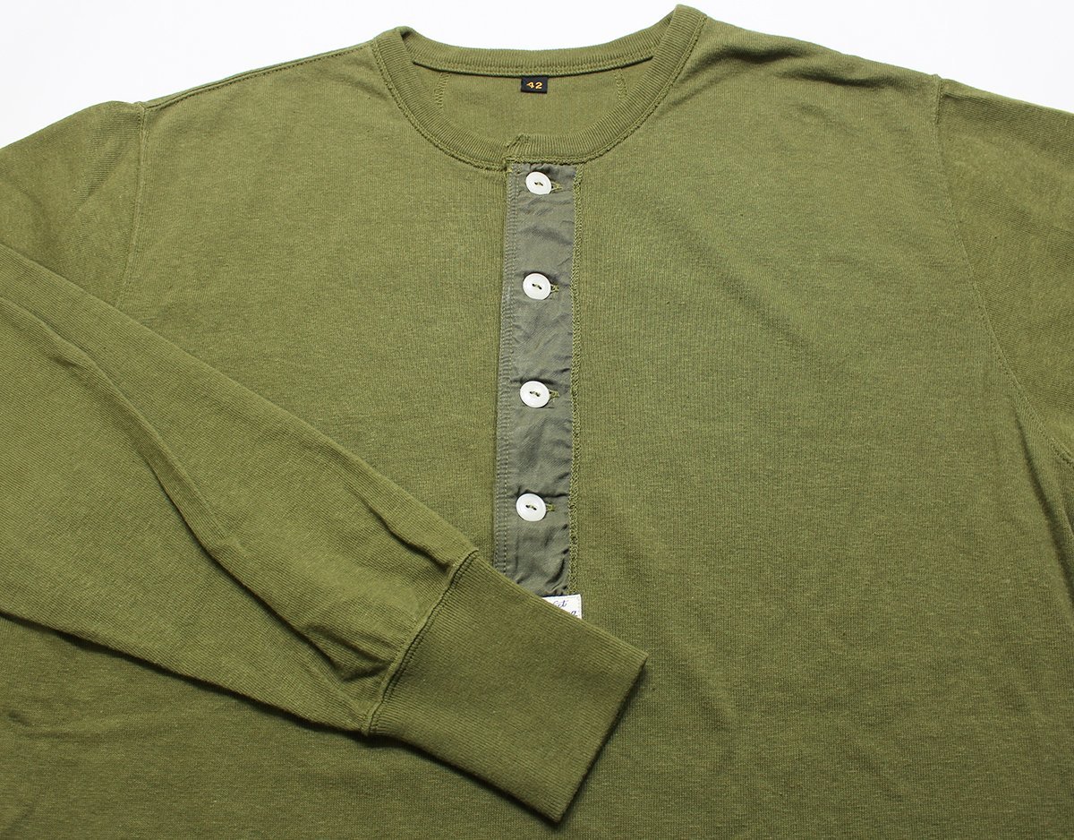 Freewheelers (フリーホイーラーズ) ヘンリーネック 長袖Tシャツ 