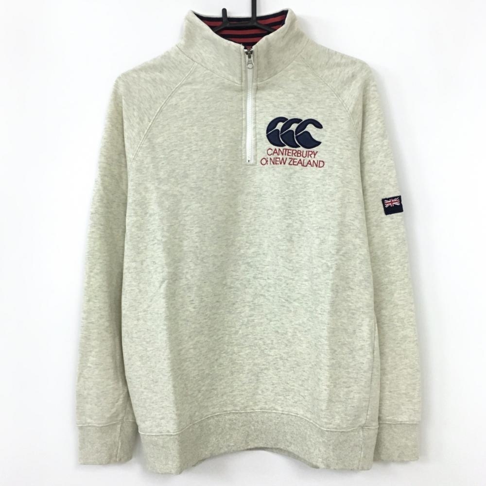 お値段ご相談ください　スマイル ページ 美品】CANTERBURY カンタベリー ハイネックトレーナー アイボリー