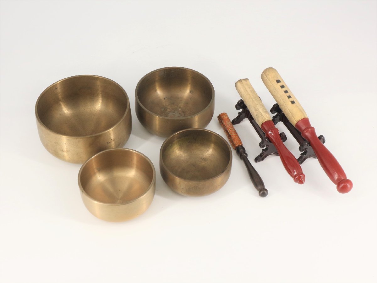  仏教美術 おりん 4点まとめて 刻印有 昇雲 都 松虫 りん棒 仏具 鳴物 法具(仏具一般)｜売買されたオークション情報、yahooの商品情報をアーカイブ公開 - オークファン 仏具一般