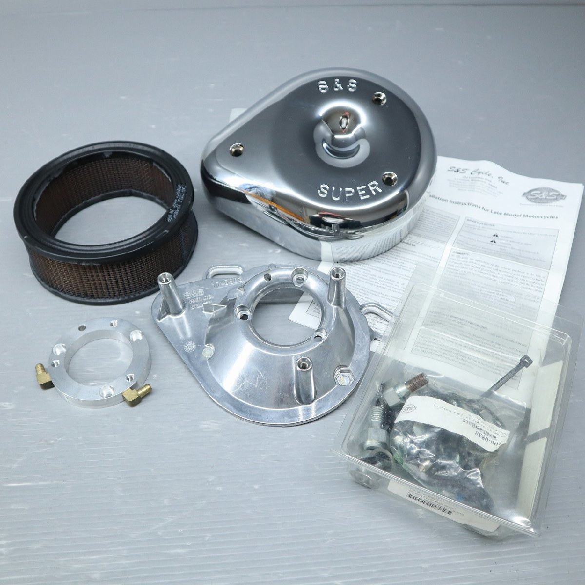 S&S ティアドロップ ティアドロップエアクリーナーキット S＆S 