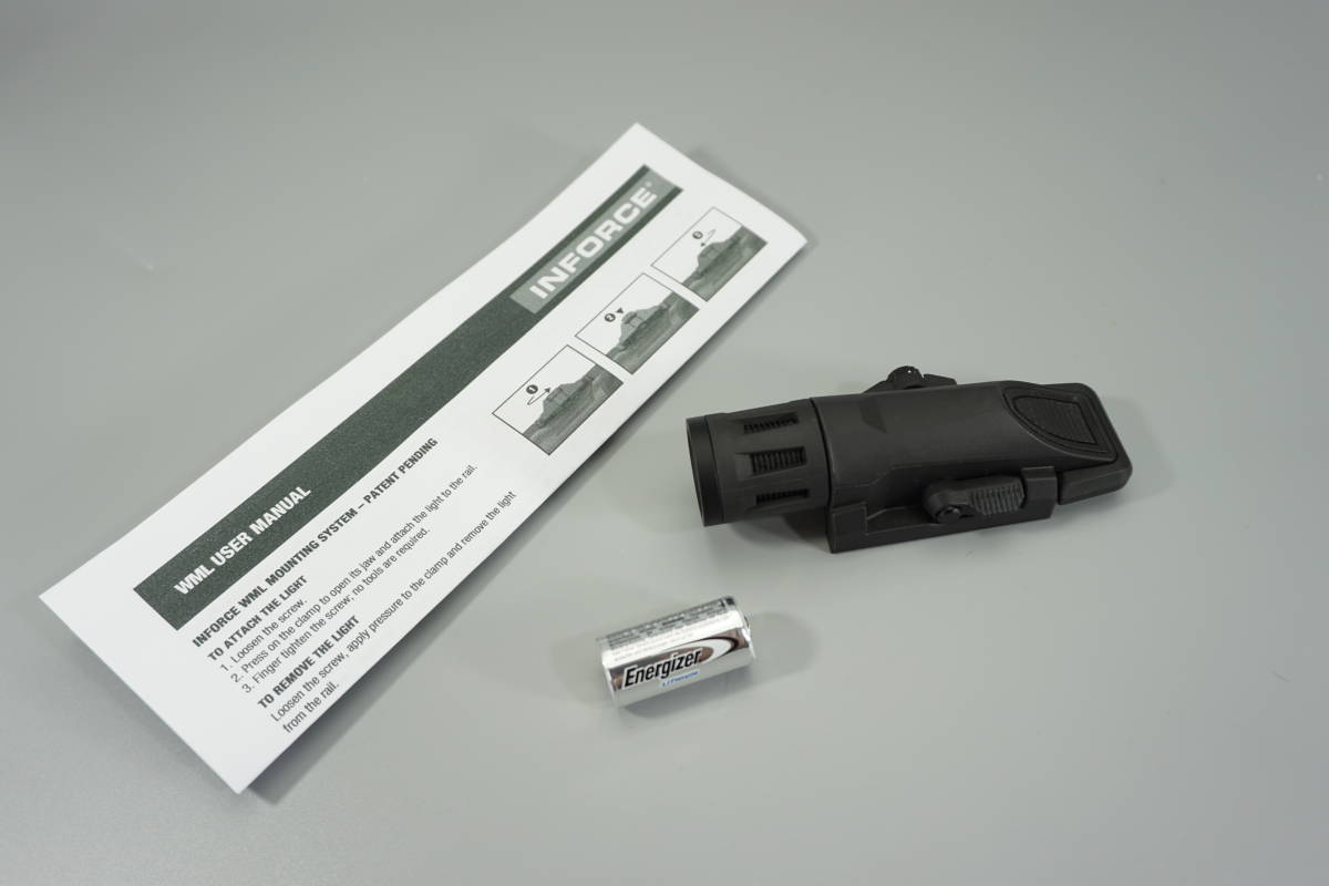 Inforce WML White/IR 不可視 Gen2 - Black 400 Lumen Trijicon Leupold PVS ...