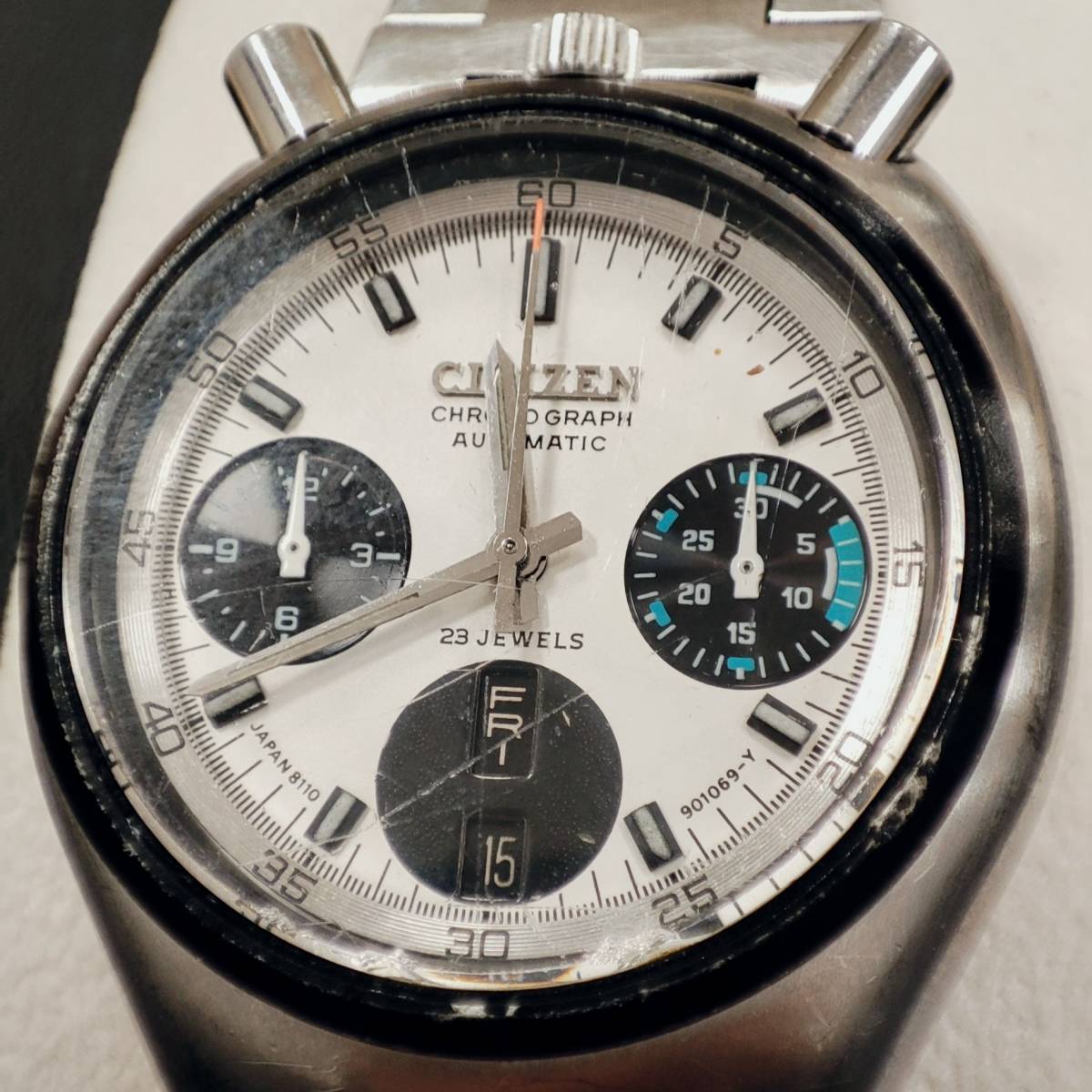 CITIZEN シチズン チャレンジタイマー クロノグラフ 腕時計 自動巻き 4 