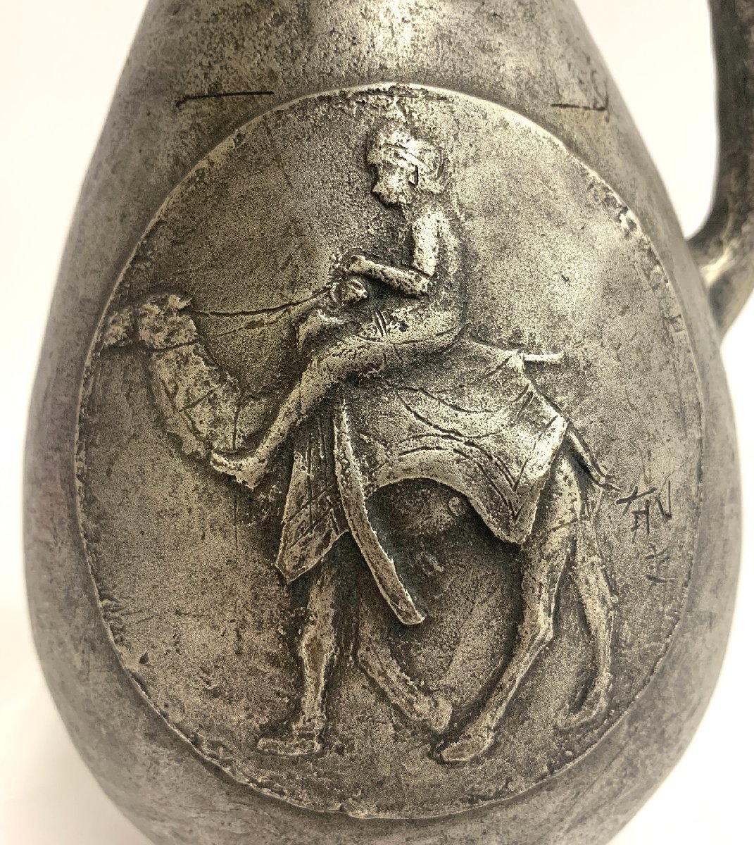 西大由 製作 平山郁夫 原画 鋳銅 駱駝文瓶 – smileantiques
