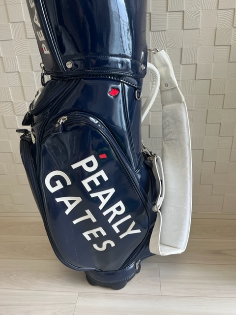 PEARY GATES パーリーゲイツ キャディバッグ ネイビー9型 46インチ対応