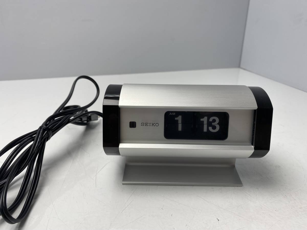 SEIKO セイコー DZ902 デジタルクロック パタパタ時計 置時計 /現状品