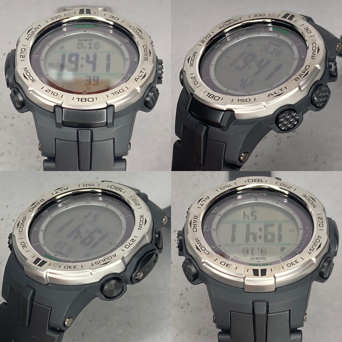 極美品PROTREK PRW-3100-1JF タフソーラー 電波受信 電波ソーラー 