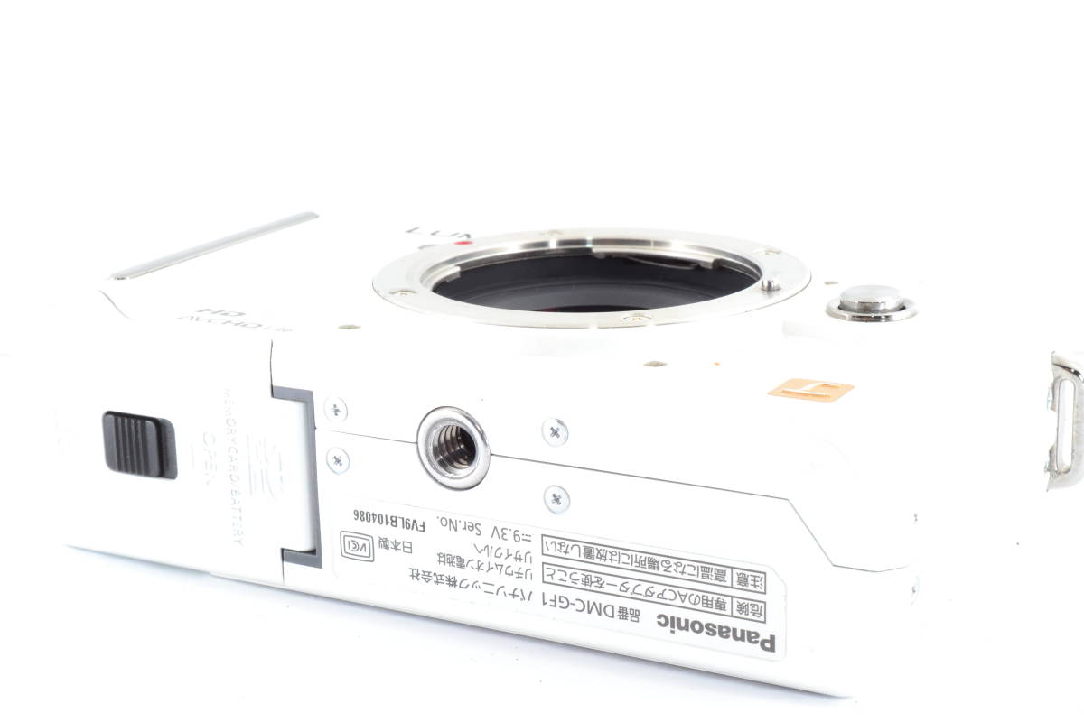 ☆良品☆ パナソニック Panasonic LUMIX GF1 ホワイト ミラーレス