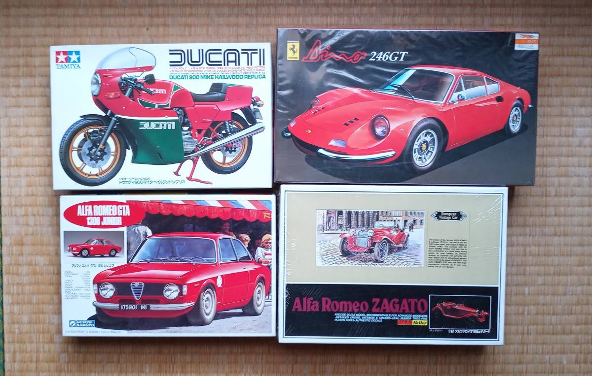 お買い得，大人気 フジミ ディノ２４５ＧＴ イマイ アルファロメオ1750ザガード グンゼ アルファＧＴＡジュリア1300 タミヤ ドウカティ900(フェラーリ)｜売買されたオークション情報、yahooの商品情報をアーカイ フェラーリ