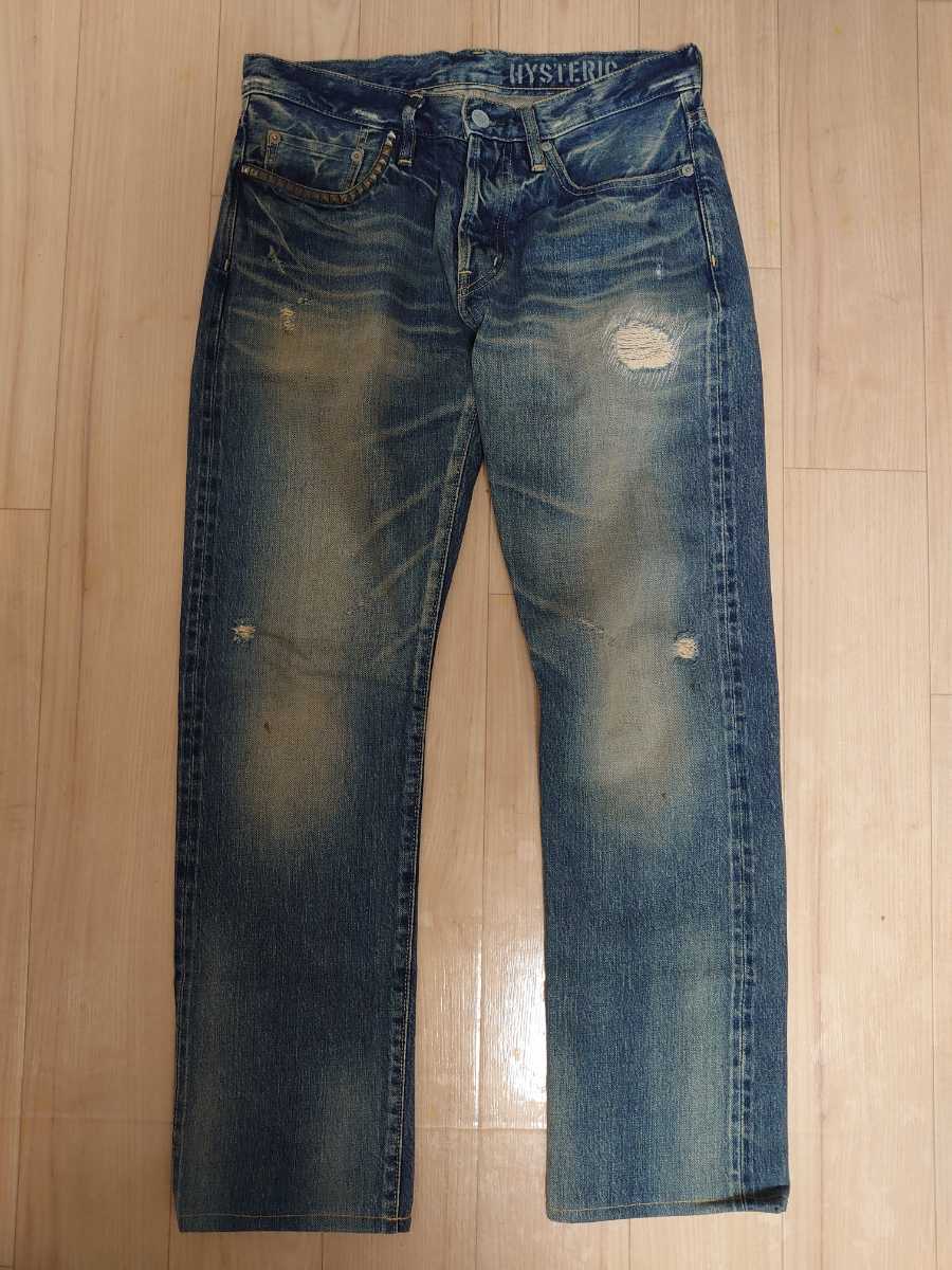 HYSTERIC GLAMOUR ヒステリックグラマー デニムパンツ 赤耳 30 SMALL 
