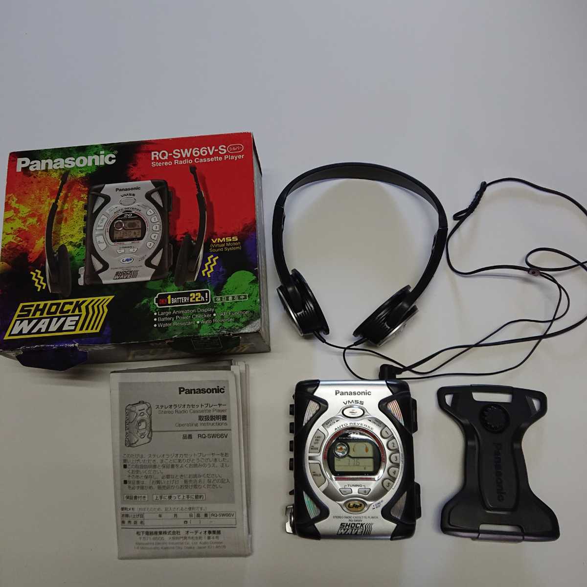 Panasonic SHOCK WAVE RQ-SW20 ステレオラジオカセットプレーヤー 迷彩