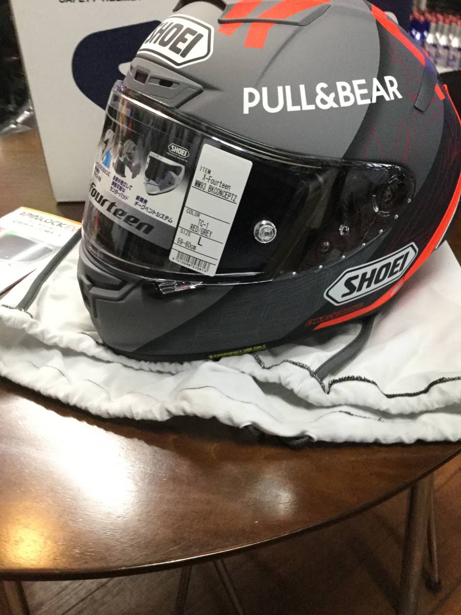 【安い，人気】 入手困難モデルSHOEIマルケスＭＭ93ブラックコンセプト正規品(SHOEI)｜売買されたオークション情報、yahooの商品情報をアーカイブ公開 - オークファン シールド