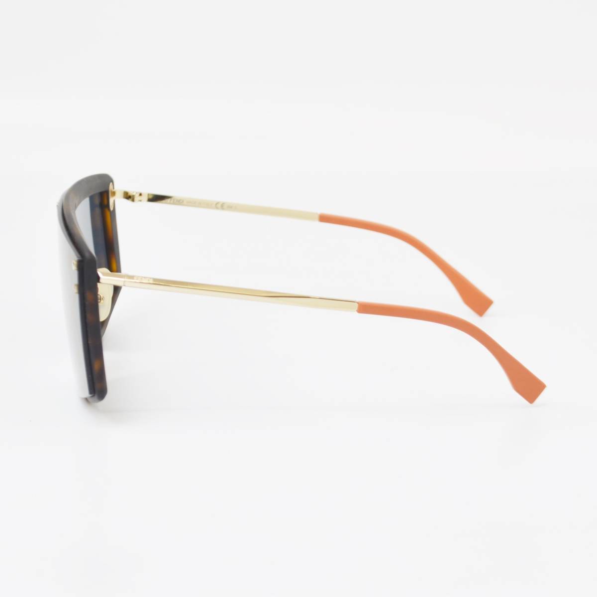 H 1円スタート FENDI フェンディ M0076 FFロゴ ファビュラス サングラス プラスチック ブラウン系 フェンディ FENDI - 7N0144 ARK1 銀座日新堂