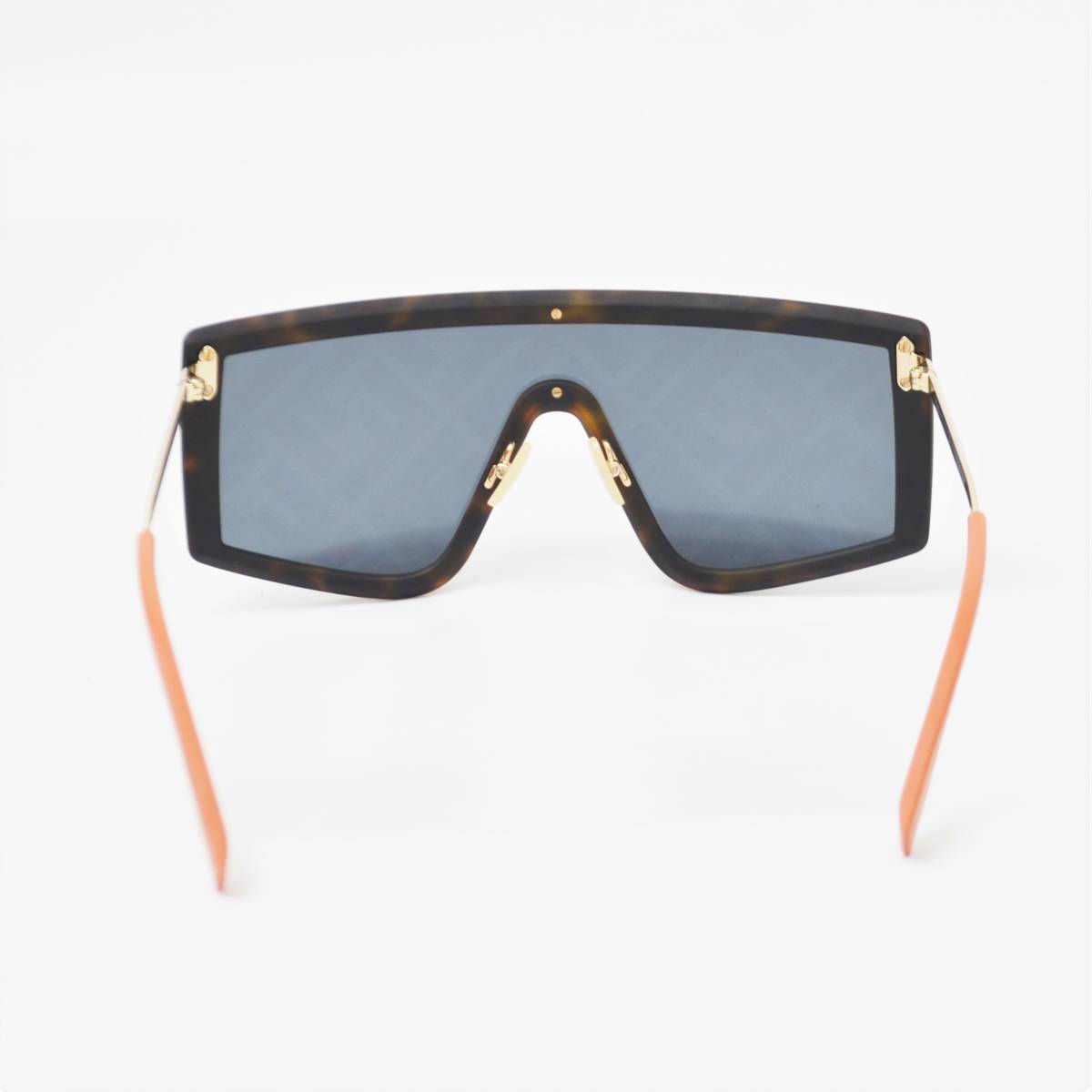 H 1円スタート FENDI フェンディ M0076 FFロゴ ファビュラス サングラス プラスチック ブラウン系 フェンディ FENDI - 7N0144 ARK1 銀座日新堂