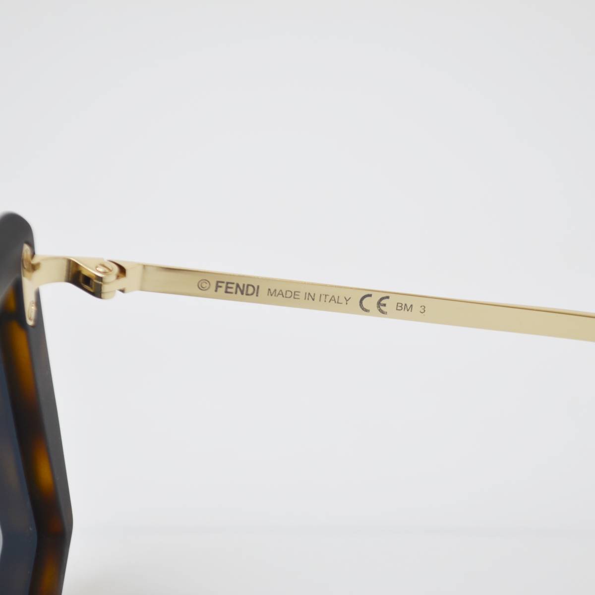 H 1円スタート FENDI フェンディ M0076 FFロゴ ファビュラス サングラス プラスチック ブラウン系 フェンディ FENDI - 7N0144 ARK1 銀座日新堂