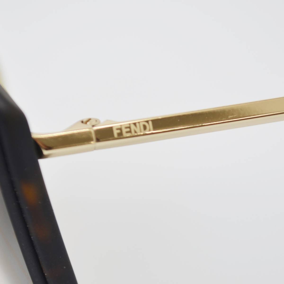 H 1円スタート FENDI フェンディ M0076 FFロゴ ファビュラス サングラス プラスチック ブラウン系 フェンディ FENDI - 7N0144 ARK1 銀座日新堂