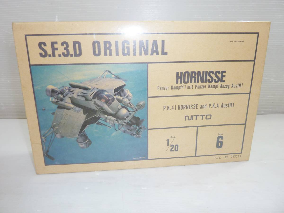  V4276te 1円セール 未組立 NITTO ニットー 1/20 S.F.3.D ORIGINAL HORNISSE ホルニッセ プラモデル 当時物(マシーネンクリーガー)｜売買されたオークション情報、yahooの商品情報をアーカイブ公開 - オーク マシーネンクリーガー
