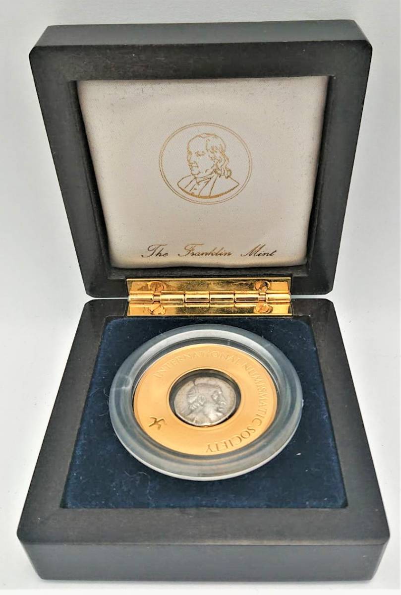 古代ギリシャ ドラクマ銀貨 ARIOBARZANESI - フランクリンミント 5⁄5