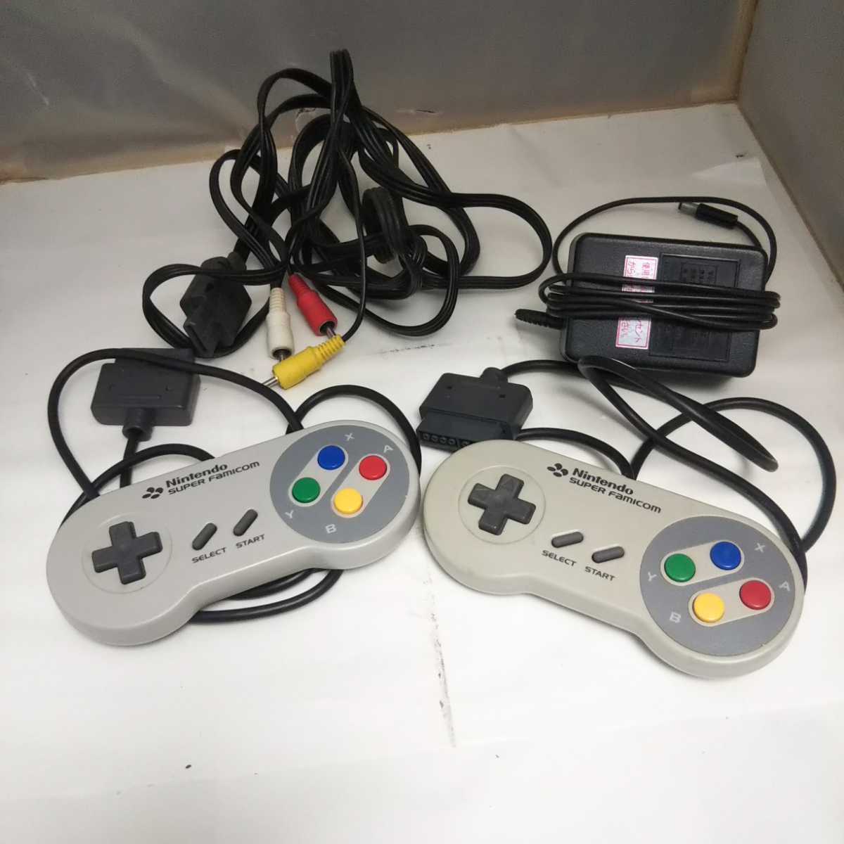 スーパーファミコン ジャンク品 動作確認していません。ソフトはありません。使えません。部品取り用です。_3