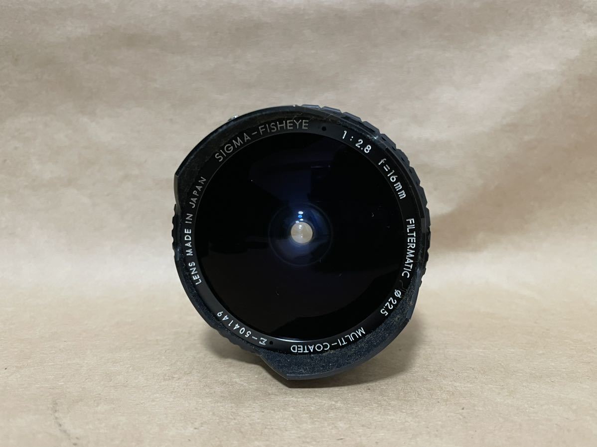 シグマ SIGMA FISHEYE 16mm F2.8 PENTAX 魚眼レンズ S14 16mm F2.8