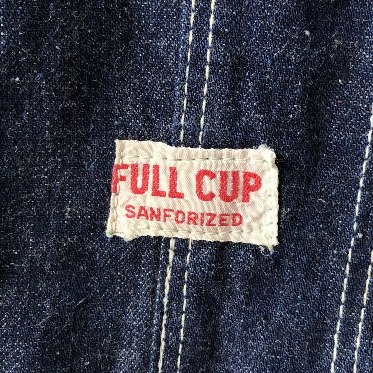 ワンウォッシュ! 50s FULL CUP デニム カバーオール 40位 ビンテージ 