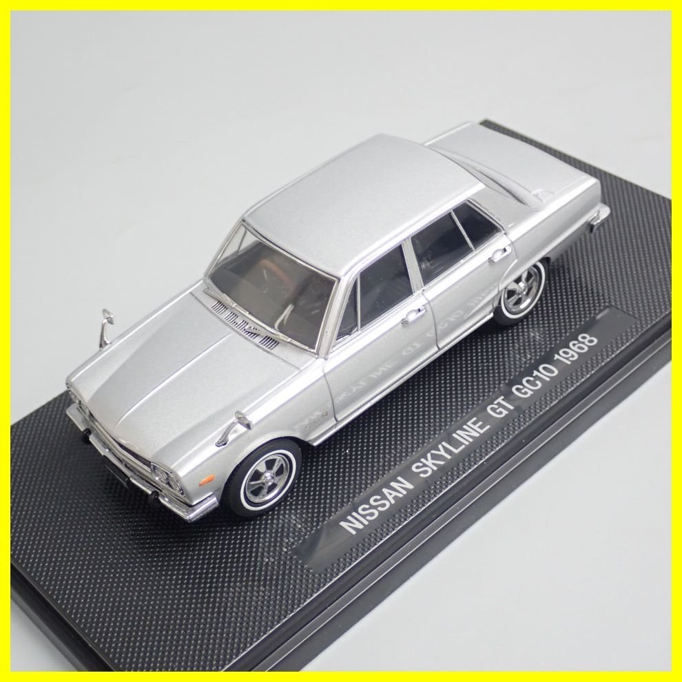 最安値，新作登場 EBBRO/エブロ 1/43ミニカー 日産 スカイライン GT GC10 1968/シルバー/43935/ケース付き/乗用車&1690200011(乗用車)｜売買されたオークション情報、yahooの商品情報をアーカイブ公開 - オークファン 乗用車