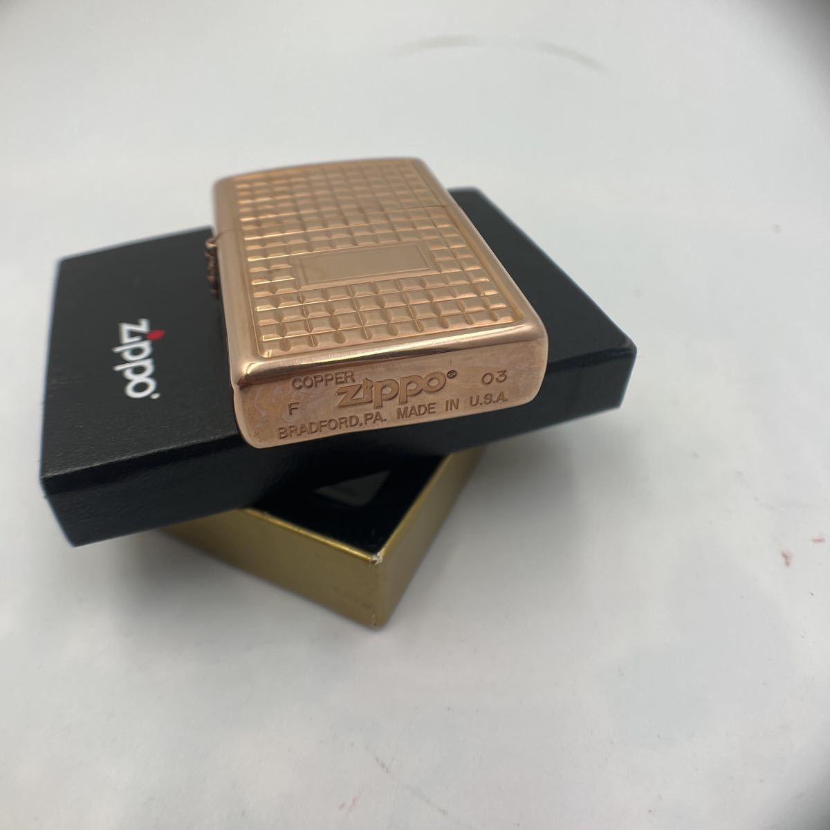 ZIPPO ジッポー copper カッパー 2003 未使用 銅 スターリングシルバー 