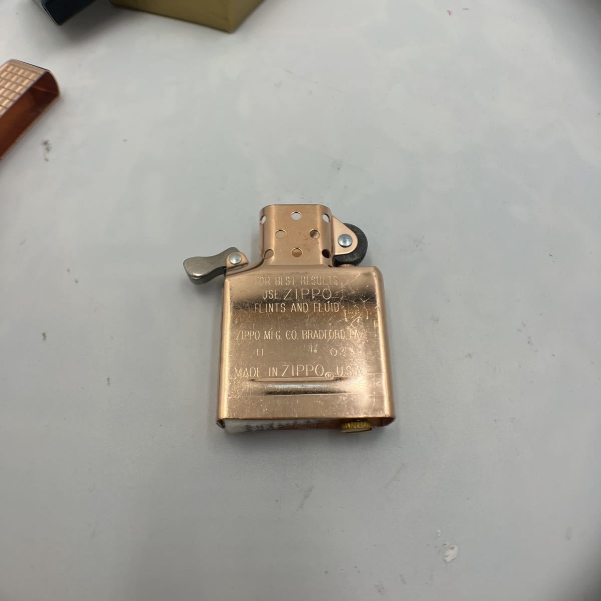 ZIPPO ジッポー copper カッパー 2003 未使用 銅 スターリングシルバー 