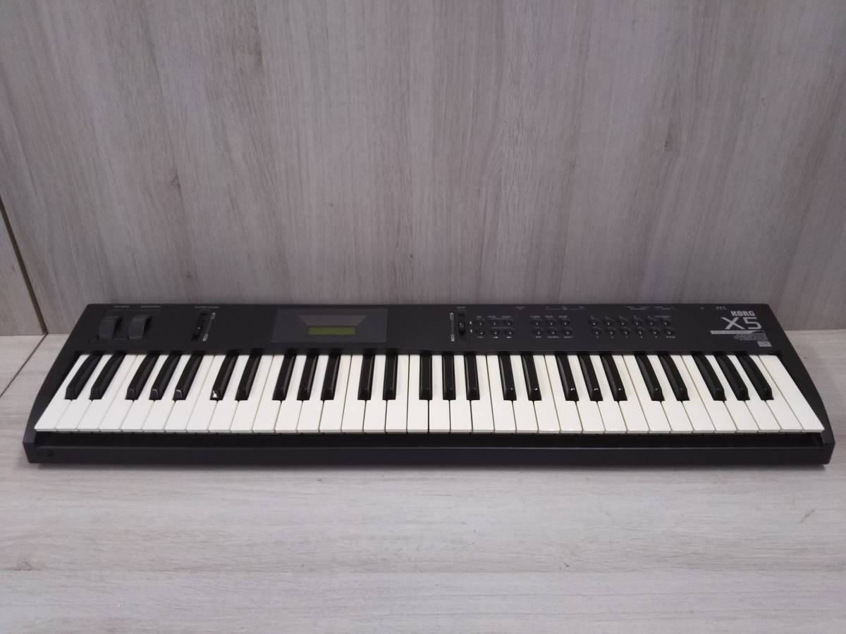 ジャンク】【現状品】KORG X5 シンセサイザー(キーボード 