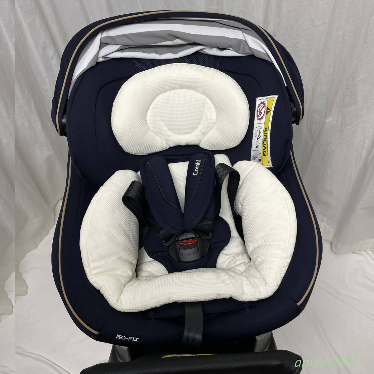 超美品 コンビ クルムーヴスマート ISOFIX JJ600 回転式 新生児